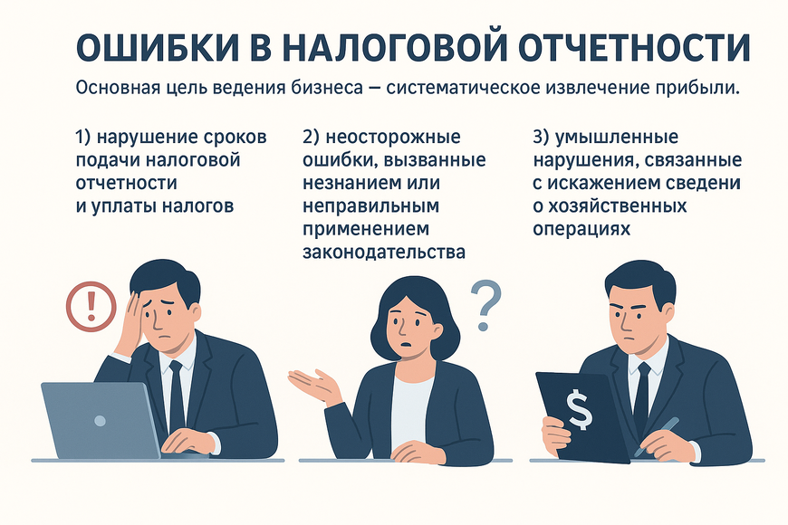 Топ ошибок при налоговой отчетности ИП и малого бизнеса (и как их избежать)